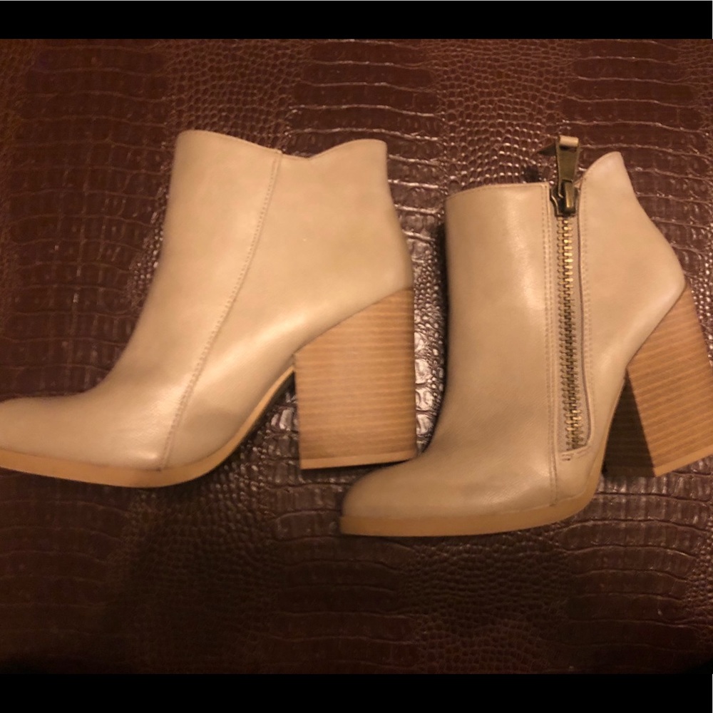 Tan Booties